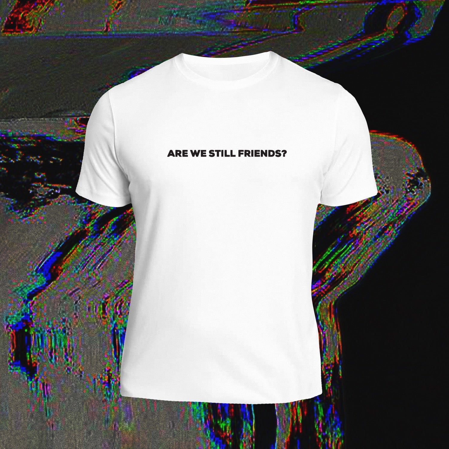 ARE WE STILL FRIENDS? Classic Logo T-Shirt - White